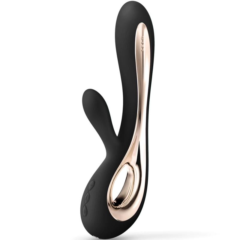 Additional view 3 of LELO Soraya 2 - Rabbit Vibrator, Black