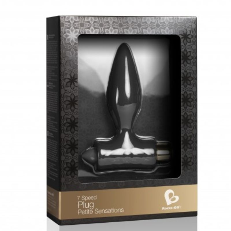 Rocks-Off Petite Sensations - Beginner Anal Plug, Black Main image
