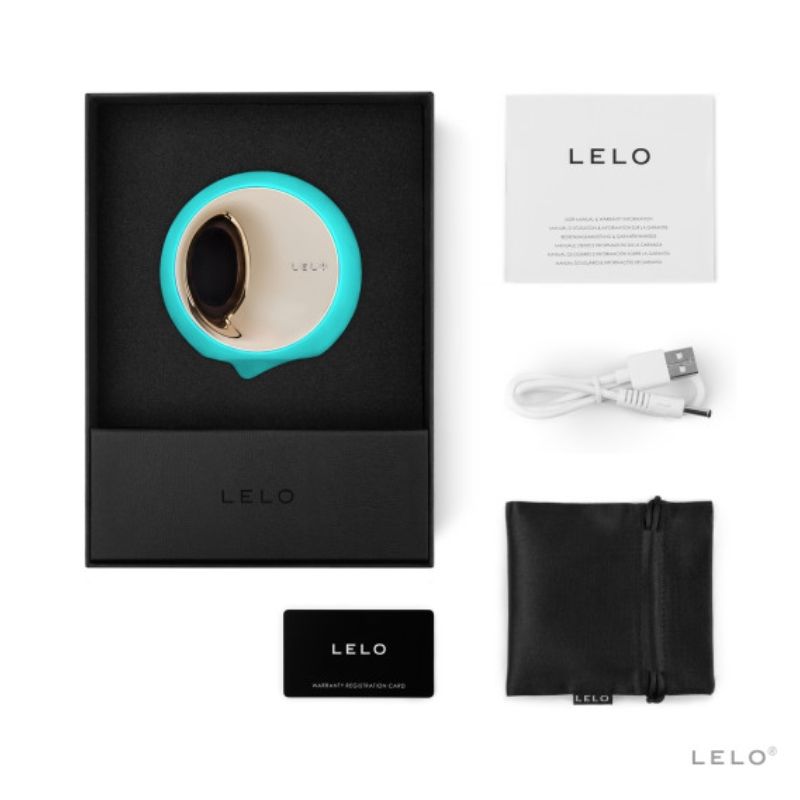 LELO Ora 3 - Oral Sex Stimulator, Aqua Green Secondary image