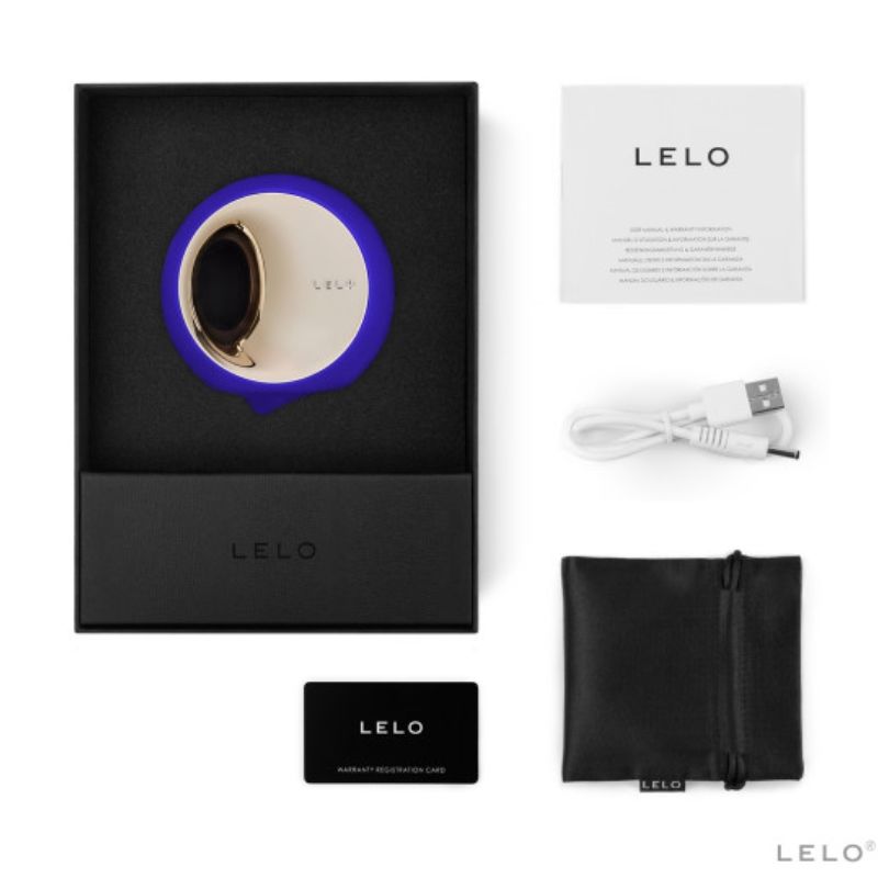 LELO Ora 3 - Oral Sex Stimulator, Midnight Blue Secondary image