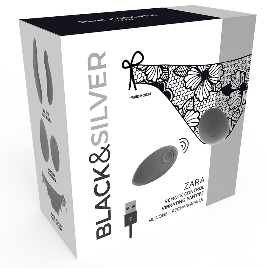 Black&Silver Zara - Remote-Control Panty Vibrator Main image