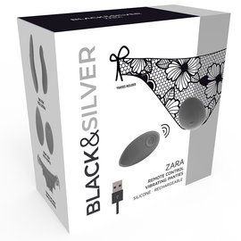 Black&Silver Zara - Remote-Control Panty Vibrator