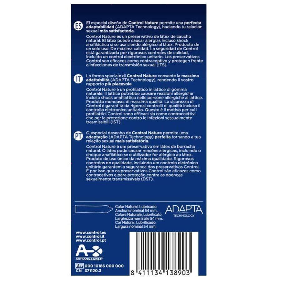 Additional view 2 of Control Adapta Nature - Condoms, 12 Pack
