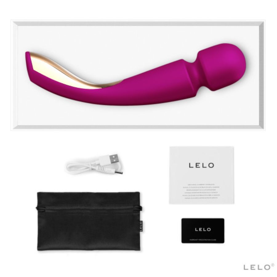 Additional view 2 of LELO Smart Wand 2 - Rechargeable Wand Massager, Black