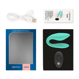 Rithual Kama - Remote-Control Couples Vibrator, Black