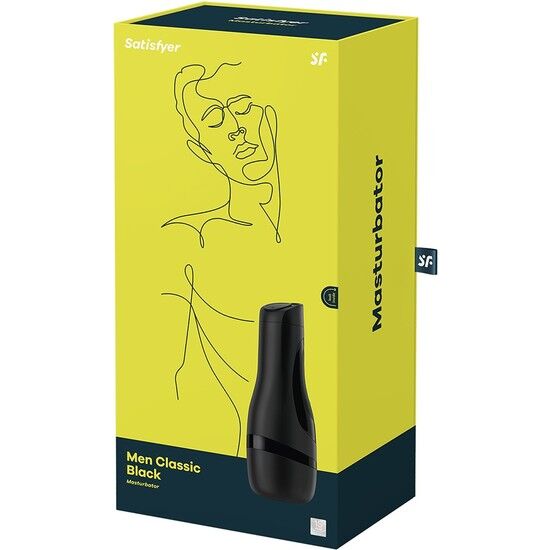 Additional view 2 of Satisfyer Men Classic - Male Masturbator, Black/Silver
