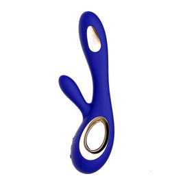 Additional view 3 of LELO Soraya Wave - Rabbit Vibrator, Midnight Blue