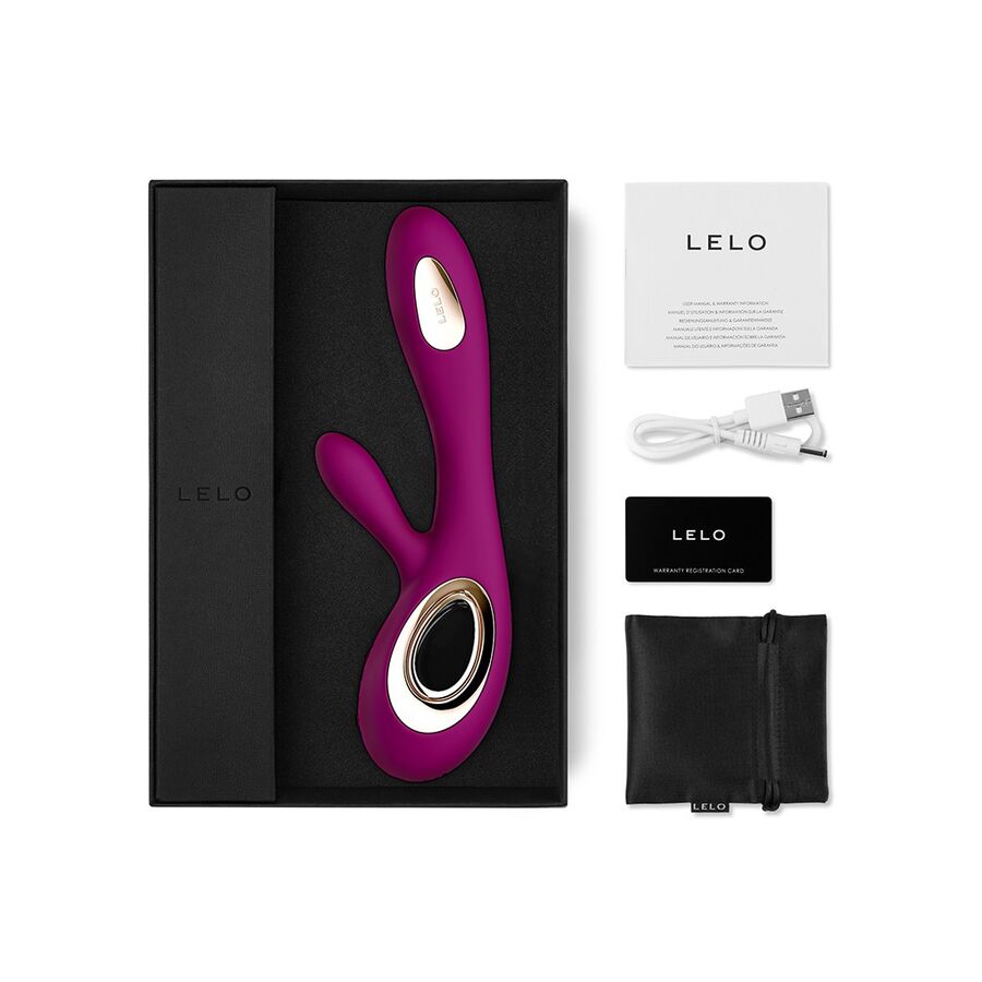 Additional view 2 of LELO Soraya Wave - Rabbit Vibrator, Purple