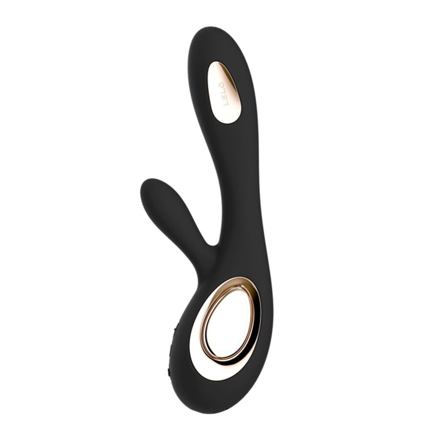 Additional view 3 of LELO Soraya Wave - Rabbit Vibrator, Black