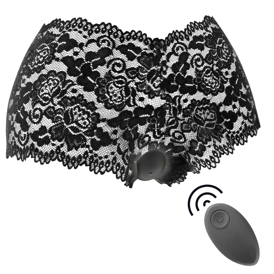 Additional view 4 of Black&Silver Zara - Remote-Control Panty Vibrator