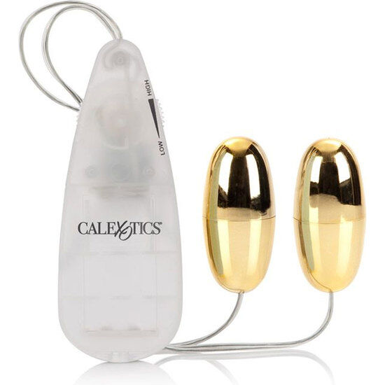 Additional view 3 of CalExotics Pocket Exotics - Vibrating Bullet Duo, Gold