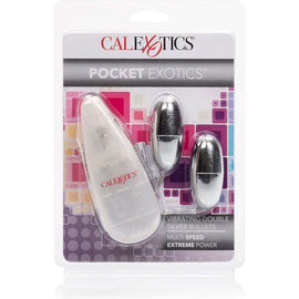 CalExotics Pocket Exotics - Vibrating Bullet Duo, Silver
