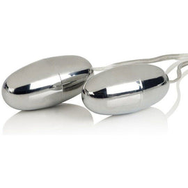 Additional view 4 of CalExotics Pocket Exotics - Vibrating Bullet Duo, Silver