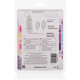 Additional view 2 of CalExotics Pocket Exotics - Vibrating Bullet Duo, Silver