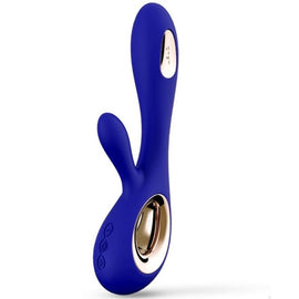 Additional view 4 of LELO Soraya Wave - Rabbit Vibrator, Midnight Blue