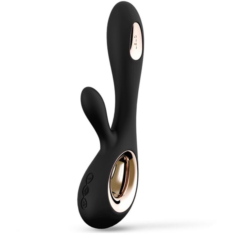 Additional view 4 of LELO Soraya Wave - Rabbit Vibrator, Black