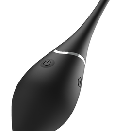 Additional view 8 of Black&Silver Jenell - Rechargeable Vibrating Egg, Black