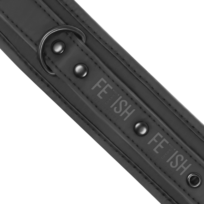 Additional view 8 of Fetish Submissive - Vegan Leather Ankle Cuffs