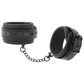 Additional view 3 of Fetish Submissive - Vegan Leather Ankle Cuffs
