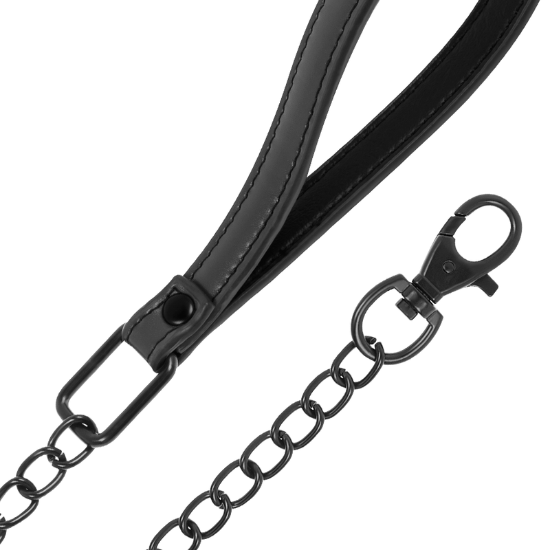 Additional view 7 of Fetish Submissive - Neoprene-Lined Chain Collar