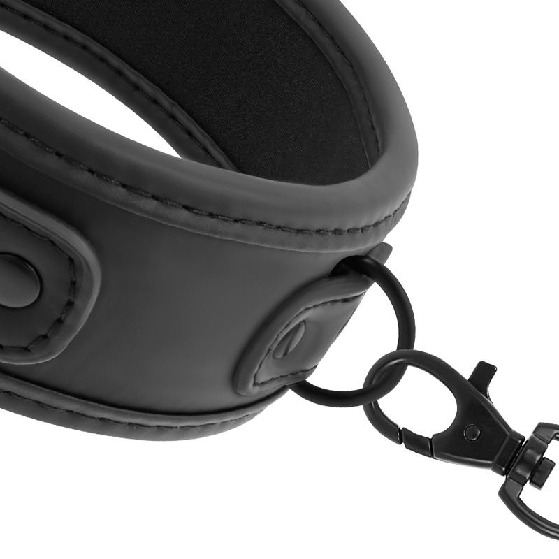 Additional view 6 of Fetish Submissive - Neoprene-Lined Chain Collar