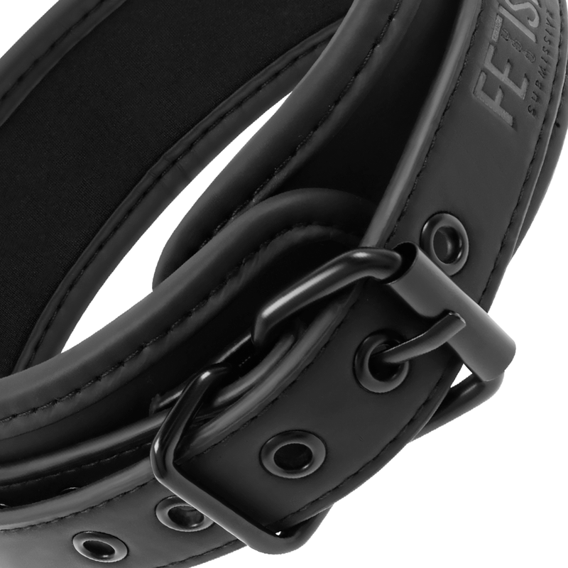 Additional view 4 of Fetish Submissive - Neoprene-Lined Chain Collar
