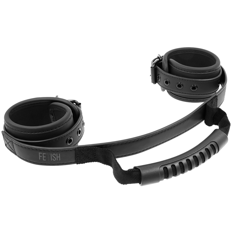 Vista adicional 3 de Fetish Submissive - Algemas com forro de neoprene e pega