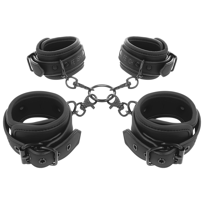 Additional view 3 of Fetish Submissive - Wrist & Ankle Cuffs Set