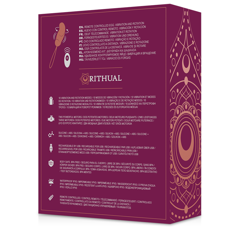 Additional view 3 of Rithual Esha - Remote-Control Rotating Egg Vibrator