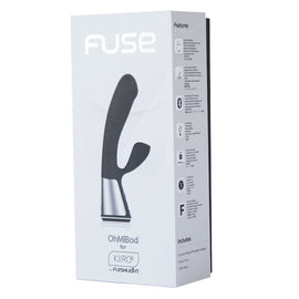 Additional view 2 of OhMiBod Fuse - App-Controlled Couples Vibrator, Black