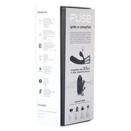 Additional view 4 of OhMiBod Fuse - App-Controlled Couples Vibrator, Black
