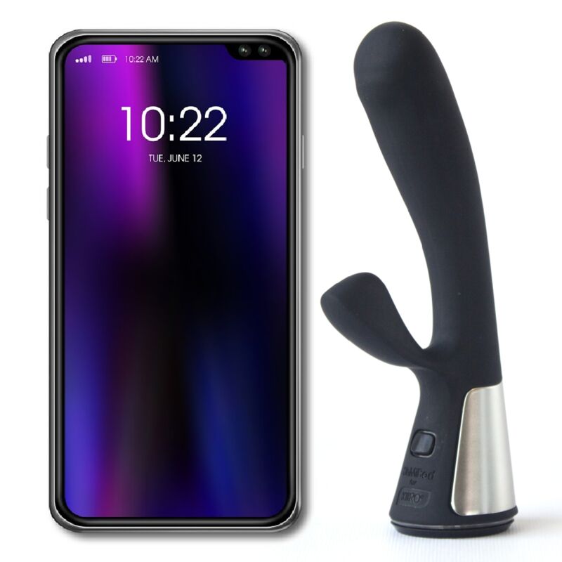 Additional view 5 of OhMiBod Fuse - App-Controlled Couples Vibrator, Black