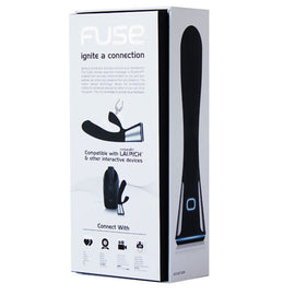 Additional view 3 of OhMiBod Fuse - App-Controlled Couples Vibrator, Black