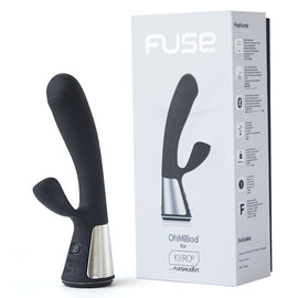 OhMiBod Fuse - App-Controlled Couples Vibrator, Black