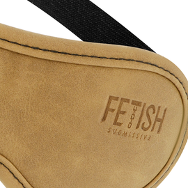 Additional view 2 of Fetish Submissive Origin - Vegan Leather Blindfold Mask
