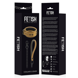 Additional view 2 of Fetish Submissive Origin - Collar & Cuffs Chain Set