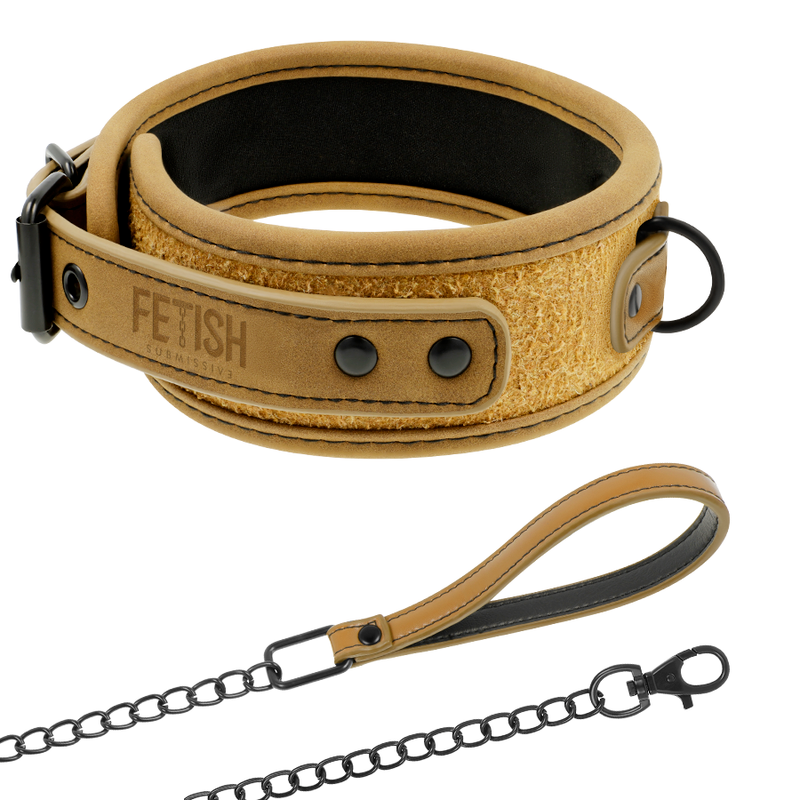 Additional view 3 of Fetish Submissive Origin - Collar & Cuffs Chain Set