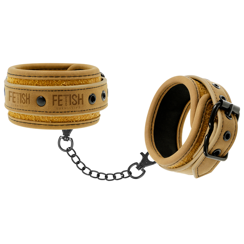 Additional view 2 of Fetish Submissive Origin - Vegan Leather Ankle Cuffs