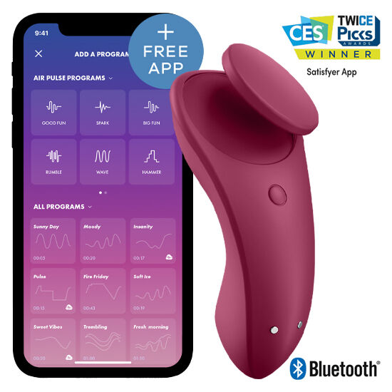 Additional view 2 of Satisfyer Sexy Secret - App-Controlled Panty Vibrator