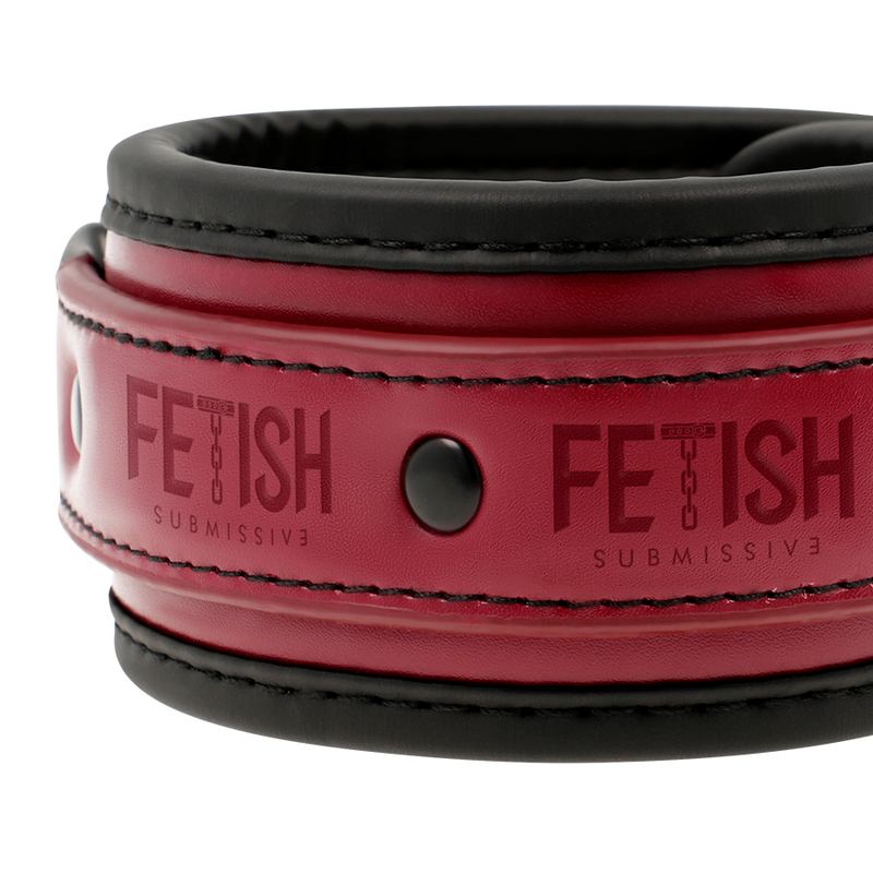 Additional view 4 of Fetish Submissive Dark Room - Vegan Leather Handcuffs