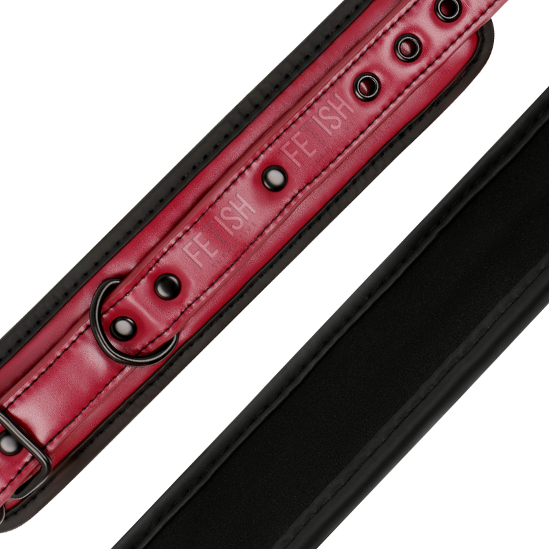 Additional view 7 of Fetish Submissive Dark Room - Vegan Leather Handcuffs