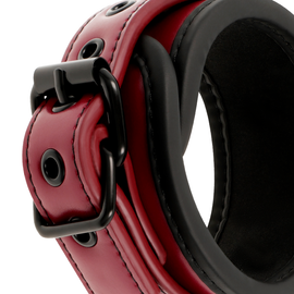 Additional view 6 of Fetish Submissive Dark Room - Vegan Leather Ankle Cuffs
