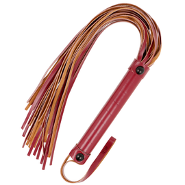 Additional view 6 of Fetish Submissive Dark Room - Vegan Leather Whip, 28 cm