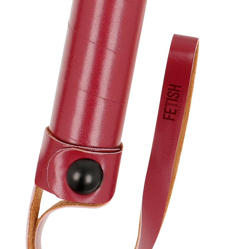 Additional view 5 of Fetish Submissive Dark Room - Vegan Leather Whip, 28 cm