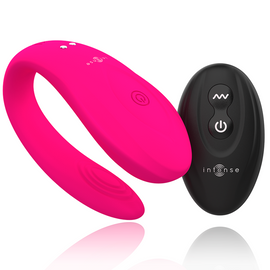 Additional view 3 of Intense Bruno - Remote-Control Couples Vibrator, Pink
