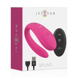 Additional view 2 of Intense Bruno - Remote-Control Couples Vibrator, Pink