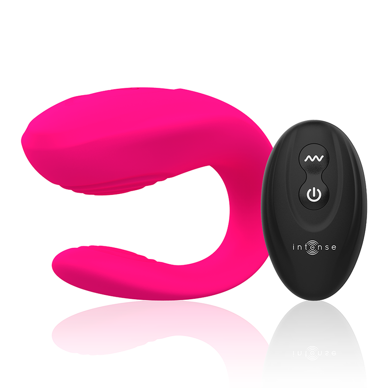 Additional view 4 of Intense Bruno - Remote-Control Couples Vibrator, Pink